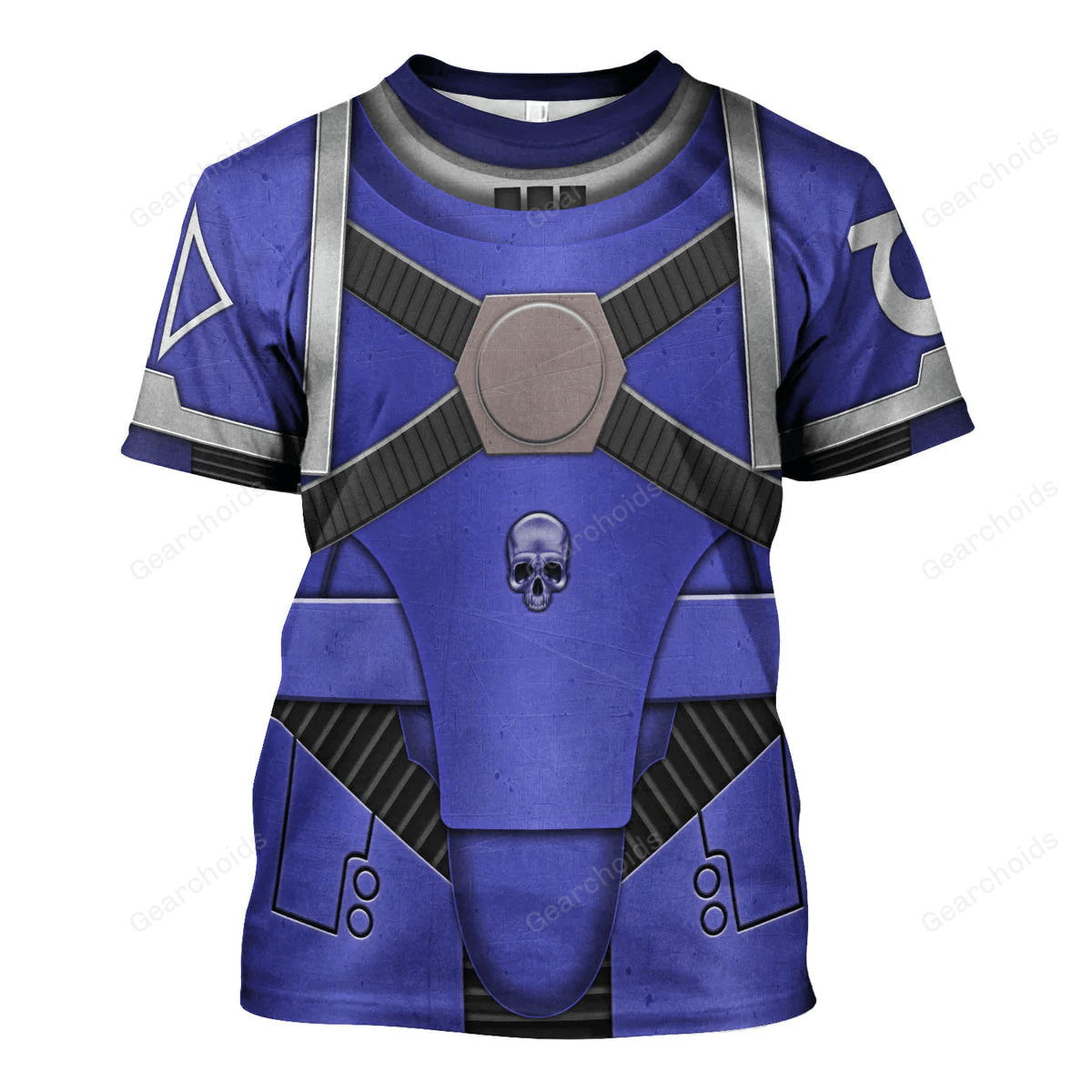 Pre-Heresy Ultramarines In Mark IV Maximus Power Armor - Costume Cosplay T-shirt CSWRH186
