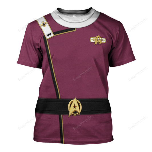 SaTr Admiral James T. Kirk Costume T-Shirt