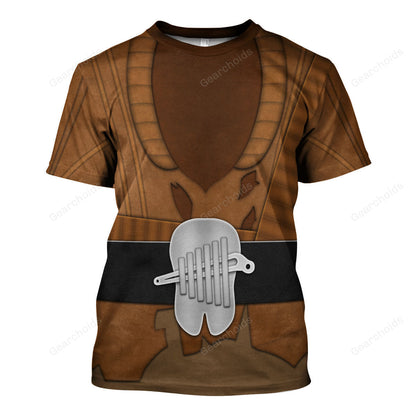 SaTr Khan Noonien Singh Costume Officer T-Shirt
