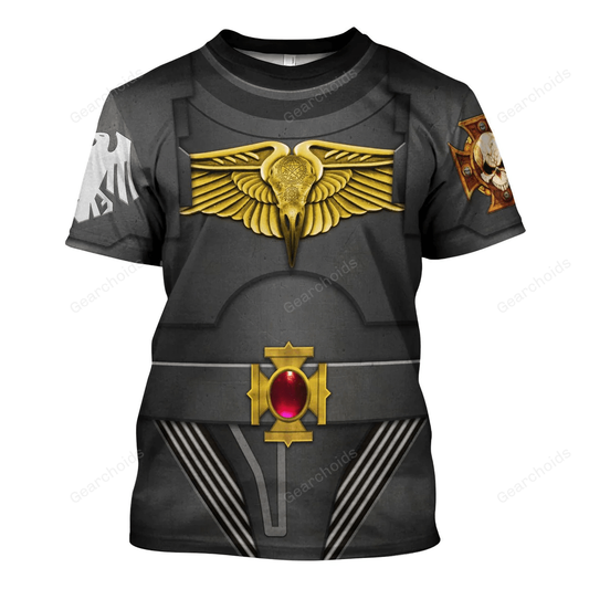 Raven Guard Indomitus Pattern Terminator Armor - Costume Cosplay T-shirt CSWRH127