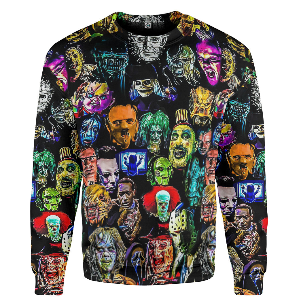  Horror Collection Characters Custom Hoodie Tshirt Apparel