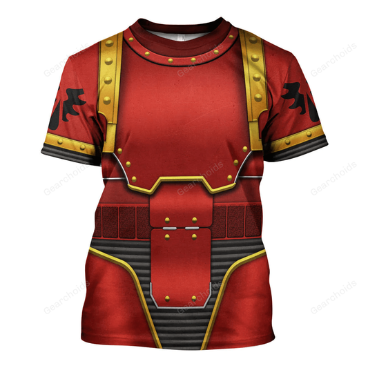 Blood Angels In Mark III Power Armor - Costume Cosplay T-shirt CSWRH174