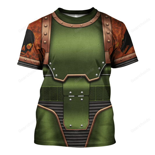 Salamanders In Mark III Power Armor - Costume Cosplay T-shirt CSWRH171