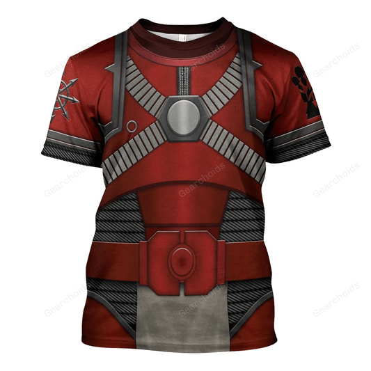 Warhammer Red Corsairs Warband Colour Scheme - Costume Cosplay T-shirt CSWRH086