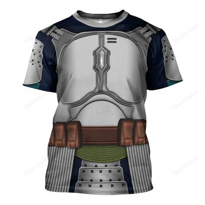 Stwa Jango Fet Samurai Costume T-Shirt For Men And Women