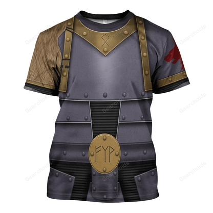Pre-Heresy Space Wolf Legion In Mark II Crusade - Costume Cosplay T-shirt CSWRH152