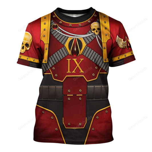 Warhammer Blood Angels IX Captain - Costume Cosplay T-shirt CSWRH111