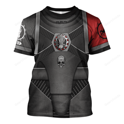 Pre-Heresy Iron Hands In Mark IV Maximus Power Armor - Costume Cosplay T-shirt CSWRH182