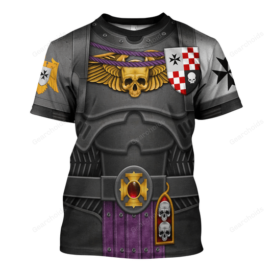 Warhammer Black Templars Captain - Costume Cosplay T-shirt CSWRH177