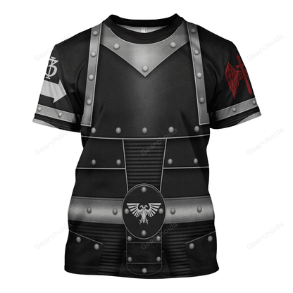 Pre-Heresy Dark Angels In Mark II Crusade - Costume Cosplay T-shirt CSWRH155