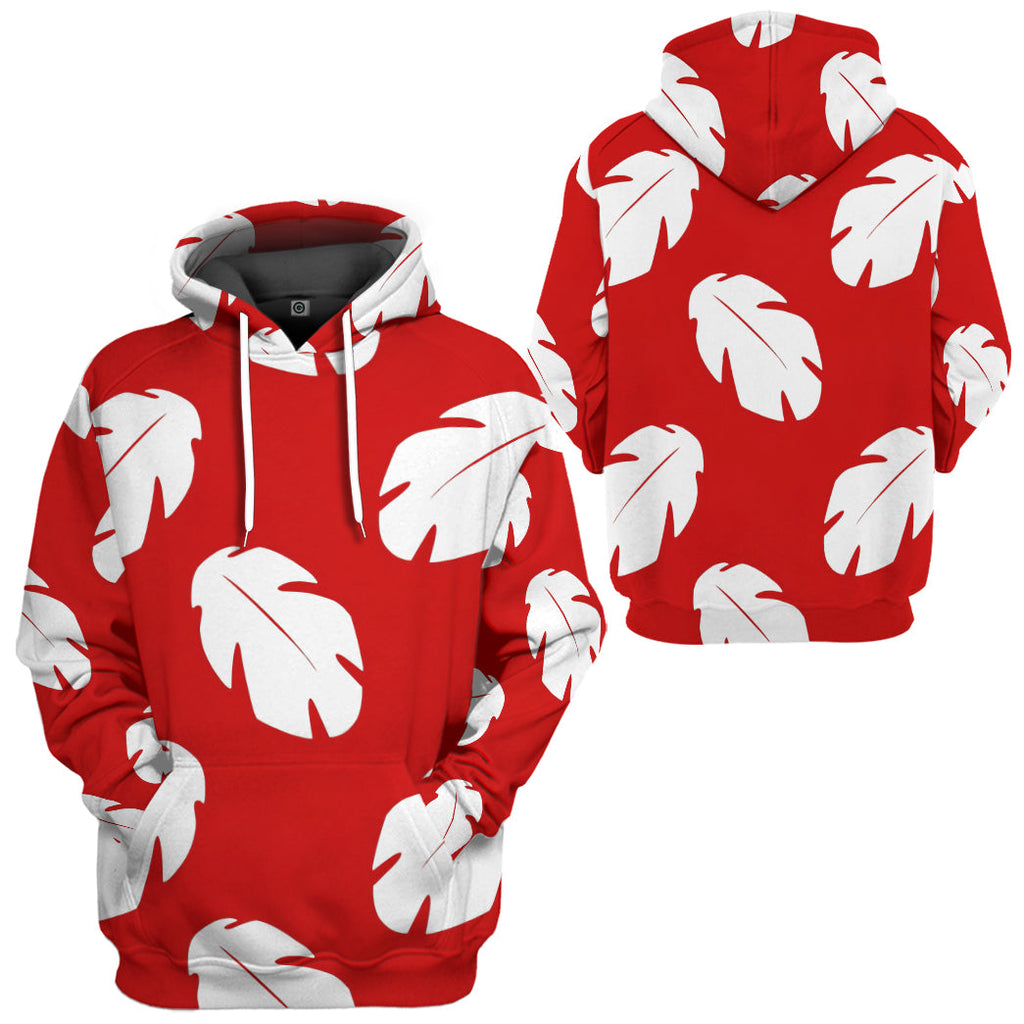  Lilo Hawaiian Floral Leaves Custom Tshirt Hoodie Apparel