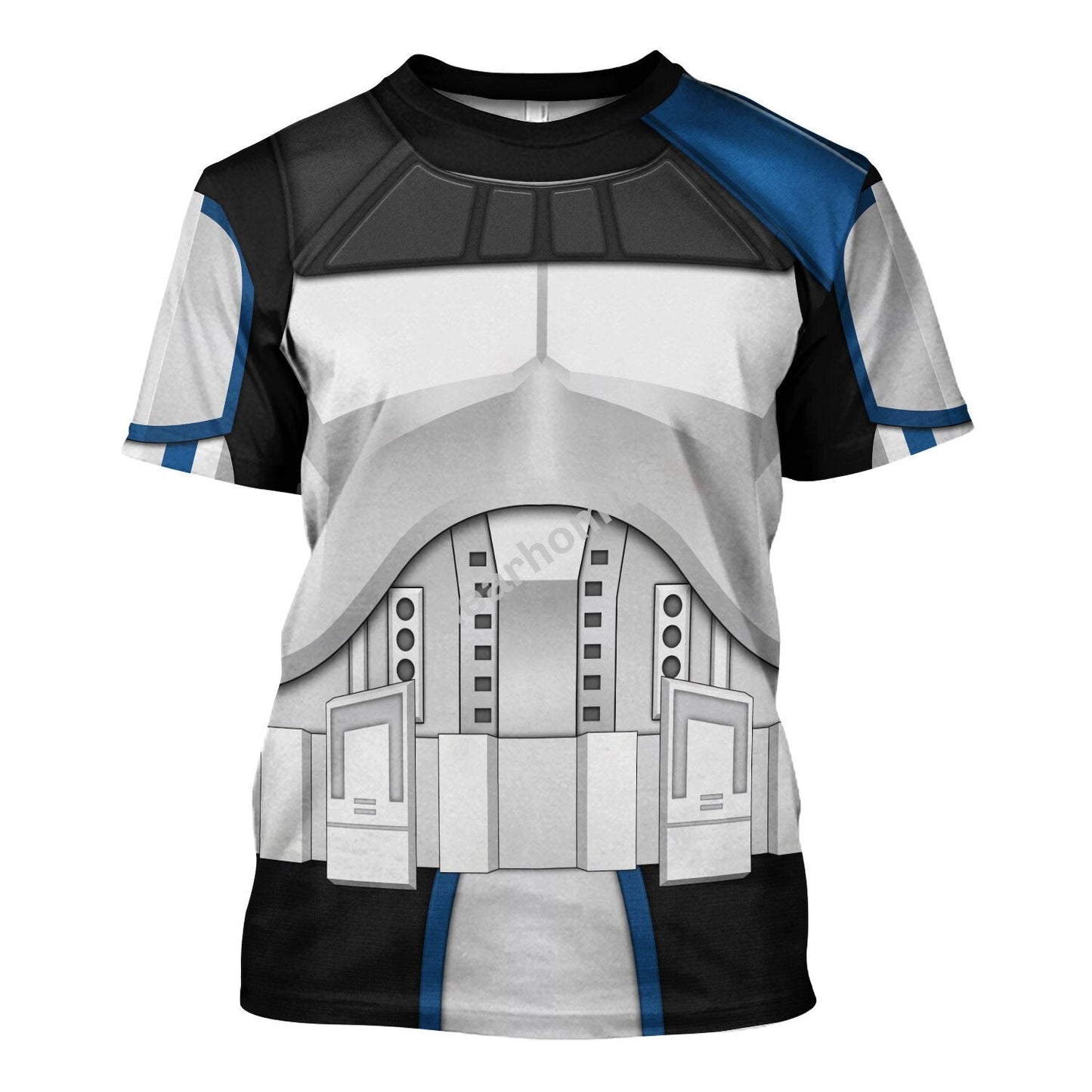 Starwars Hoodie Captain Rex Costume Starwars Cosplay T-Shirt White Blue Unisex Adults - Trendy Gift For Men & Women