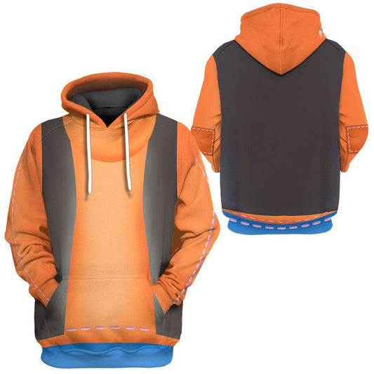 Disney Hoodie Disney Character Goofy Costume T-Shirt Orange Unisex Adults New Release - Trendy Gift For Men & Women