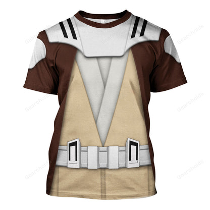Stwa Mace Windu's Jedi Robes Costume T-Shirt For Men And Women CSSWR075