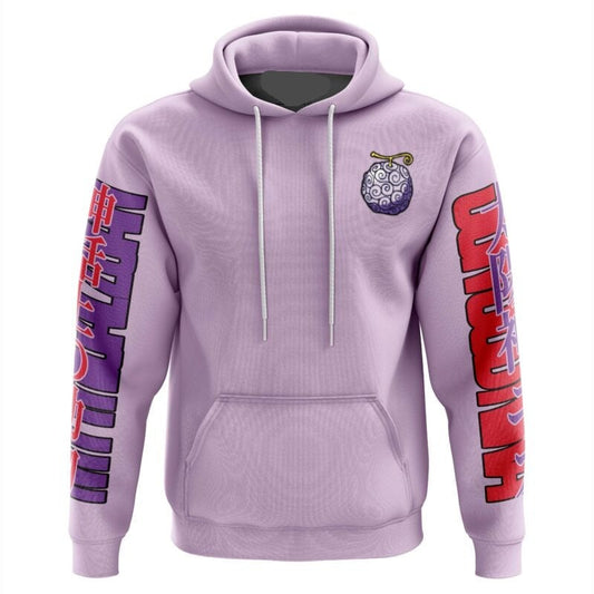 One Piece Hoodie Sun God Nika Monkey D Luffy Hoodie Purple Unisex