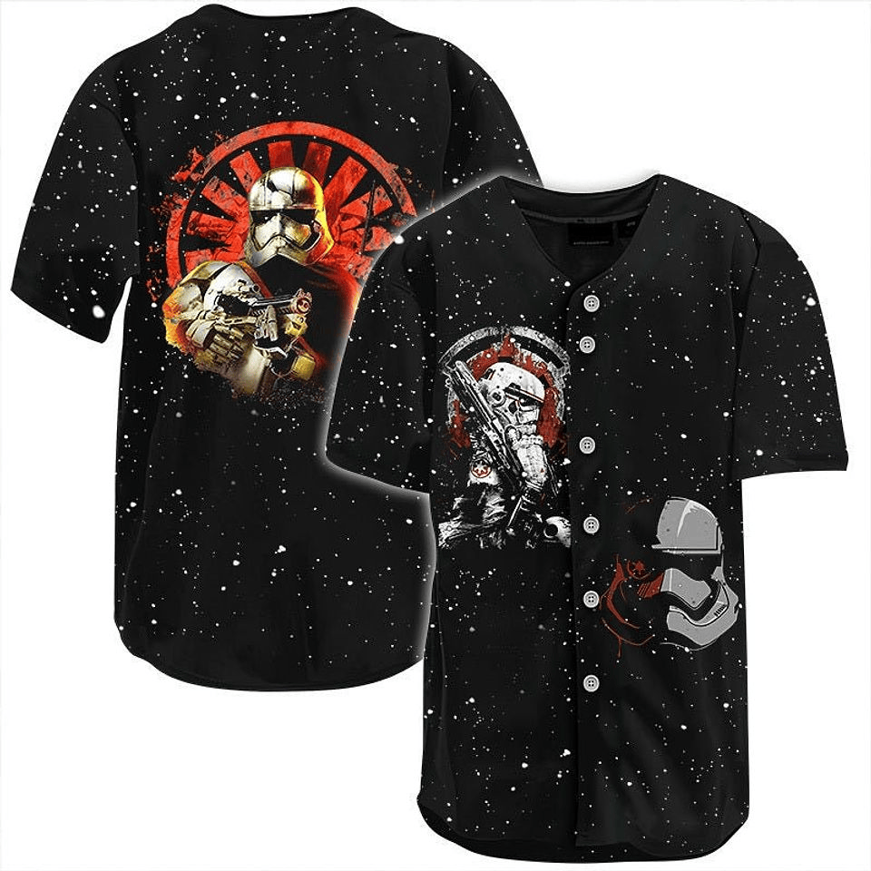 Star Wars Baseball Jersey Stormtrooper Stars Space Star Wars Jersey Shirt Black White Unisex Adult New Release