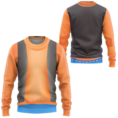 Disney Hoodie Disney Character Goofy Costume T-Shirt Orange Unisex Adults New Release - Trendy Gift For Men & Women