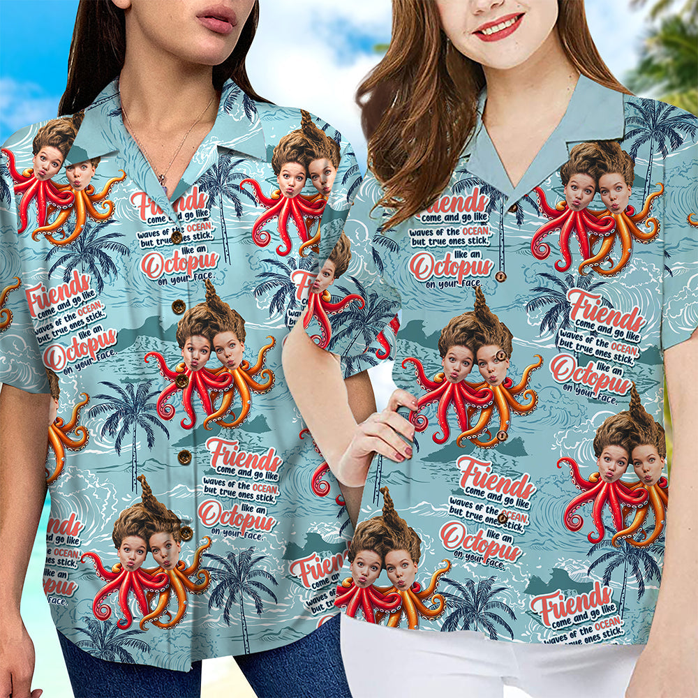 Friends Hawaiian Shirt - Custom Face Photo Gifts Custom Photo Gifts