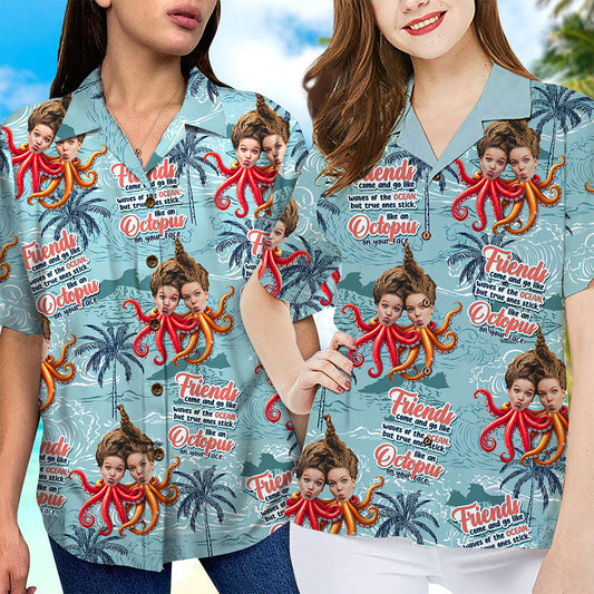 Friends Hawaiian Shirt - Custom Face Photo Gifts Custom Photo Gifts