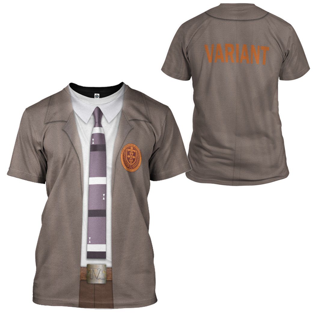 Loki TVA Variant Outfit T-Shirt 3D For Men & Women