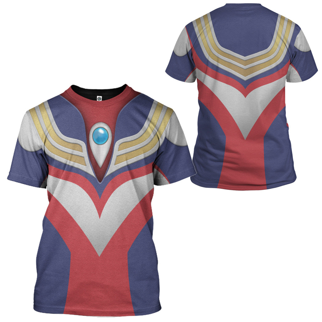 Ultraman Tiga T-Shirt 3D For Men & Women