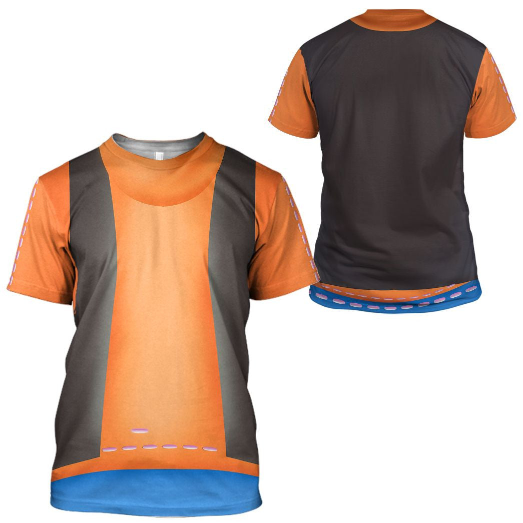 Disney Hoodie Disney Character Goofy Costume T-Shirt Orange Unisex Adults New Release - Trendy Gift For Men & Women