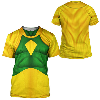 Mrvl Vision Comic Suit T-Shirt 3D For Men & Women