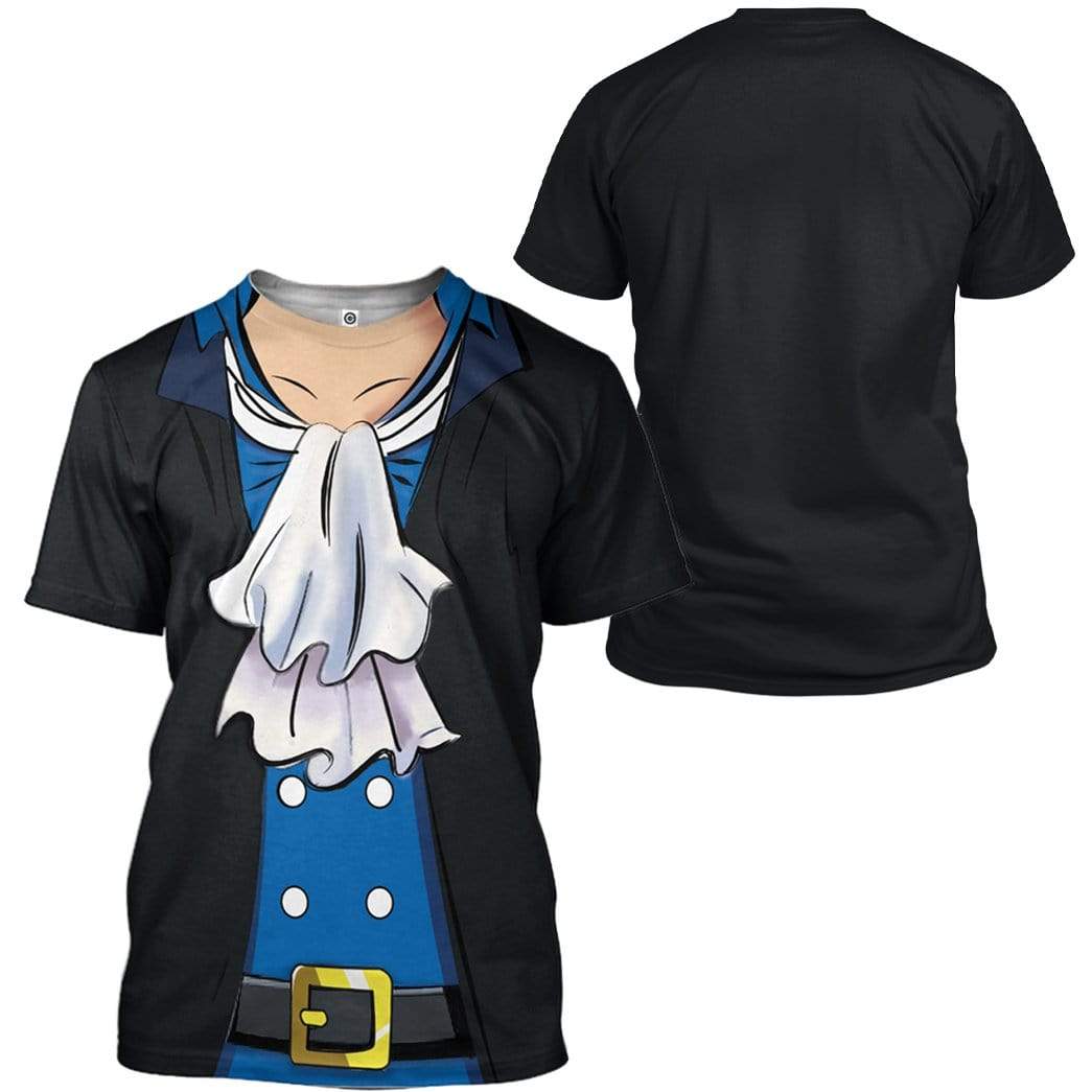 Sabo OnPi Pirate Adventure Costume Cosplay T-Shirt 3D For Men & Women