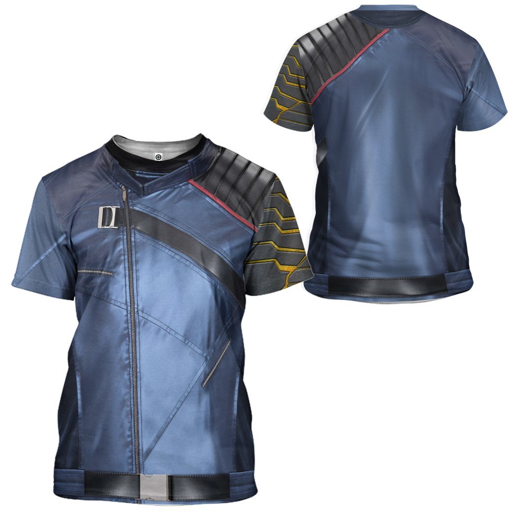 The Falcon And The Winter Soldier Bucky Barnes T-Shirt 3D For Men & Women