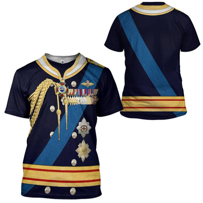 Duke Of Edinburgh Uniform T-Shirt 3D For Men & Women