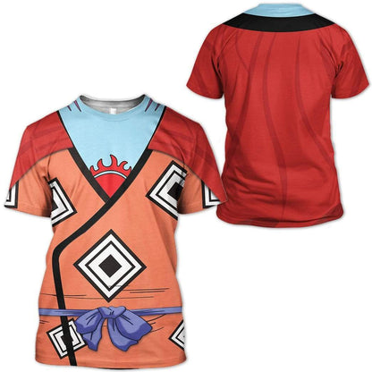 Jinbe OnPi Pirate Adventure T-Shirt 3D For Men & Women
