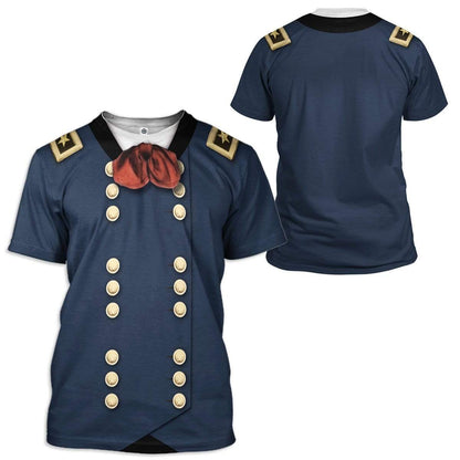 George Armstrong Custer T-Shirt 3D For Men & Women