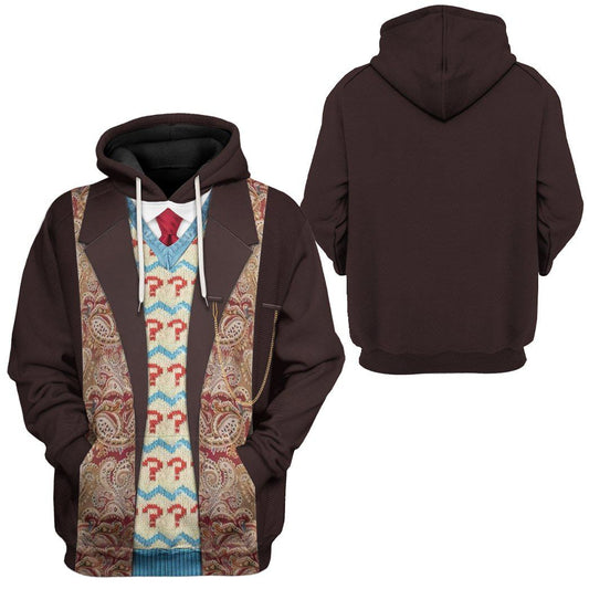 Doctor Who Hoodie Doctor Who 7Th Suit Costume T-Shirt Brown Unisex - Trendy Gift For Men & Women