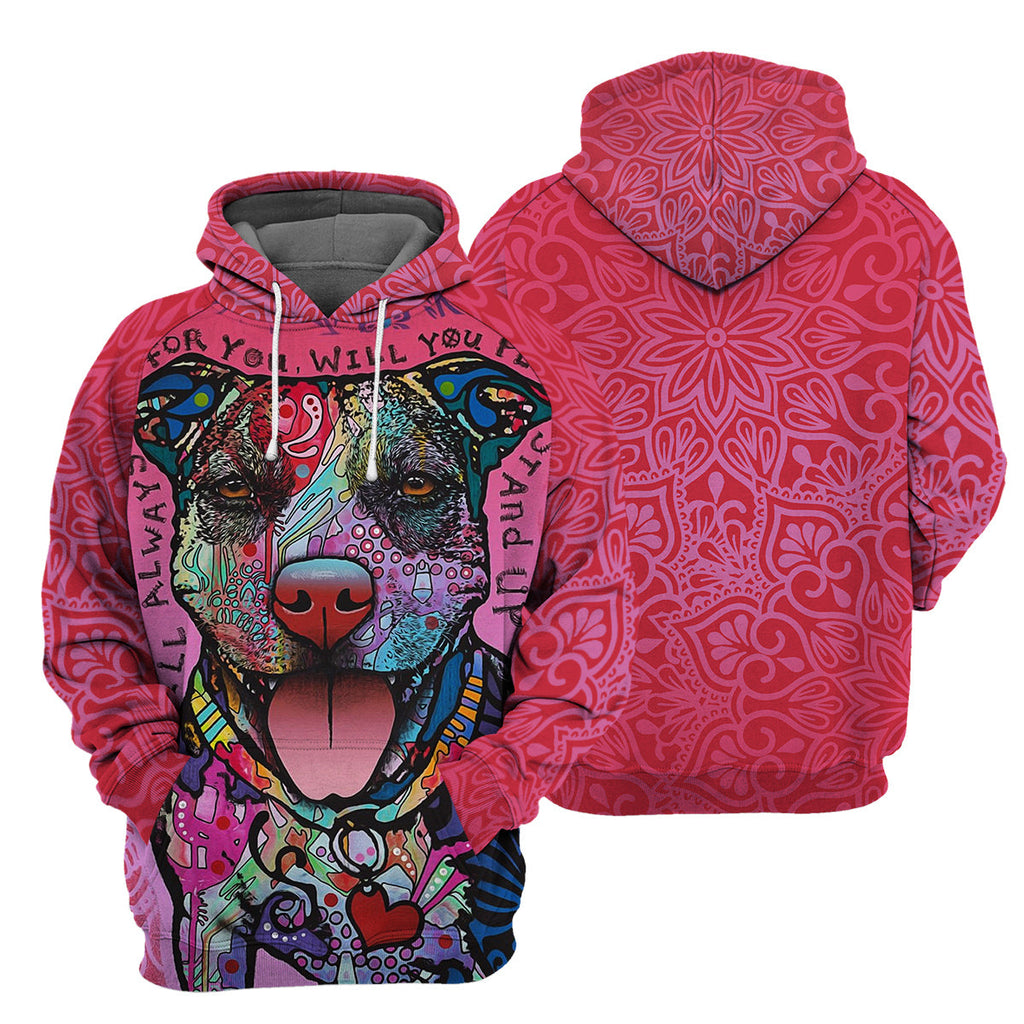 Pink Pitbull - All Over Printed Shirt