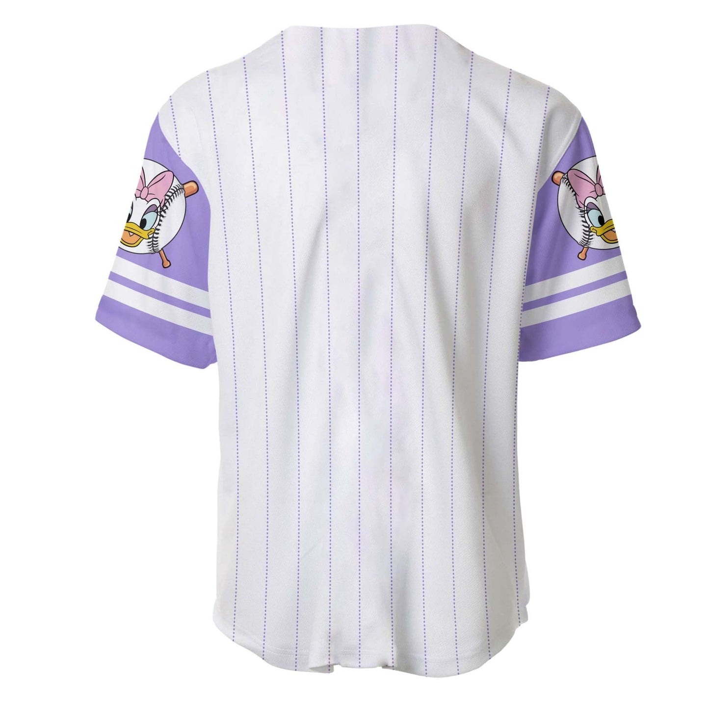 Disney Jersey Disney Daisy Duck Playing Sport As Hitter Character Patterns White Jersey Shirt Baseball Daisy Duck...
