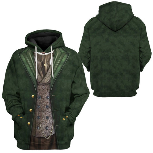 Doctor Who Hoodie Doctor Who 8Th Suit Costume T-Shirt Green Unisex - Trendy Gift For Men & Women