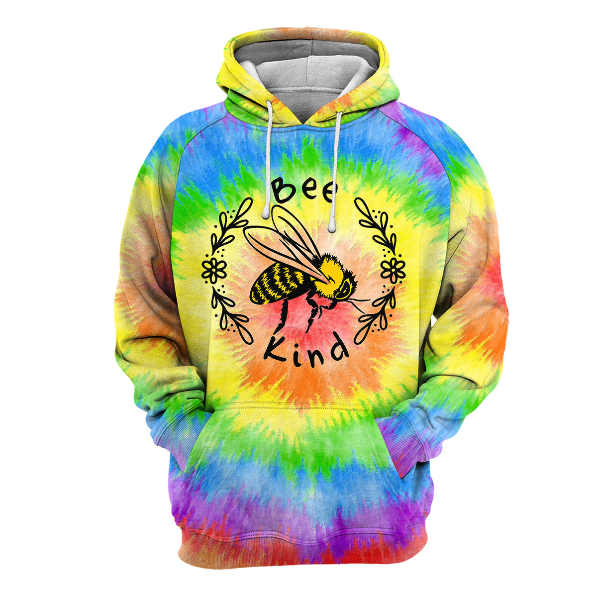 Bee Kind Tie-Dye - All Over Printed Shirt