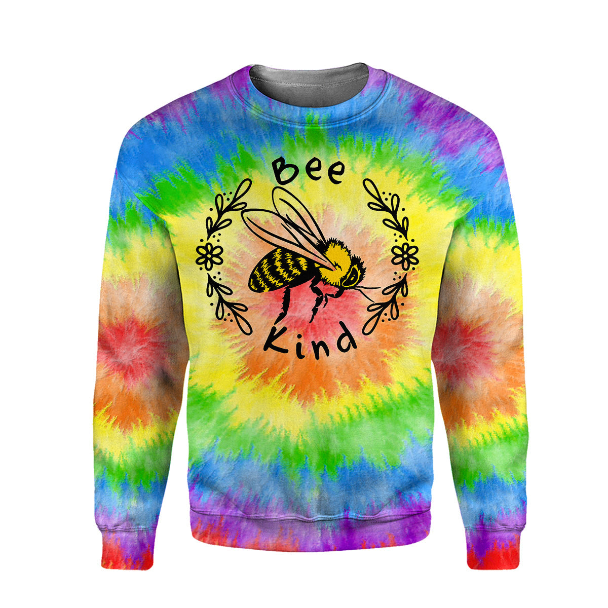 Bee Kind Tie-Dye - All Over Printed Shirt