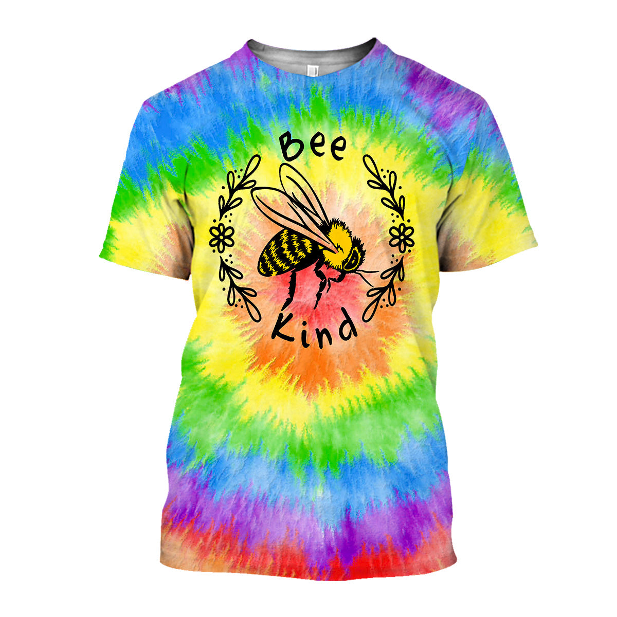 Bee Kind Tie-Dye - All Over Printed Shirt