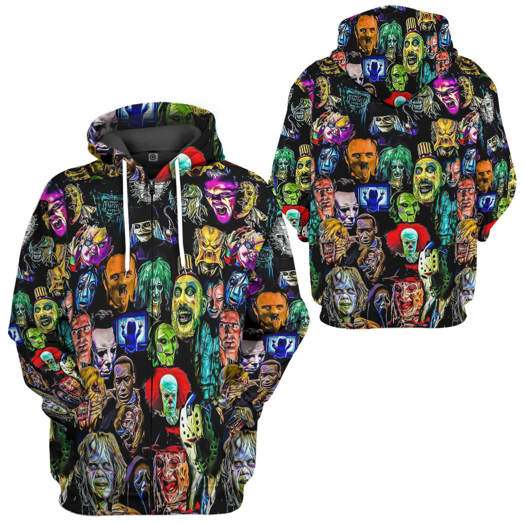  Horror Collection Characters Custom Hoodie Tshirt Apparel