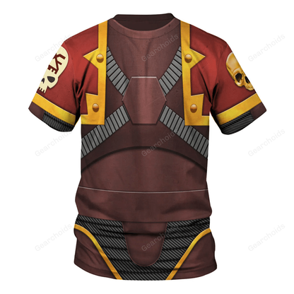 The Brazen Beasts Khorne Daemonkin Warband Colour Scheme - Costume Cosplay T-shirt CSWRH105