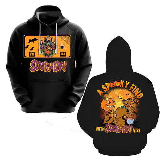 Scooby Doo Hoodie A Spooky Find With Scooby Doo Vibe Hoodie Black Unisex - Cozy Hoodie For Cold Weather