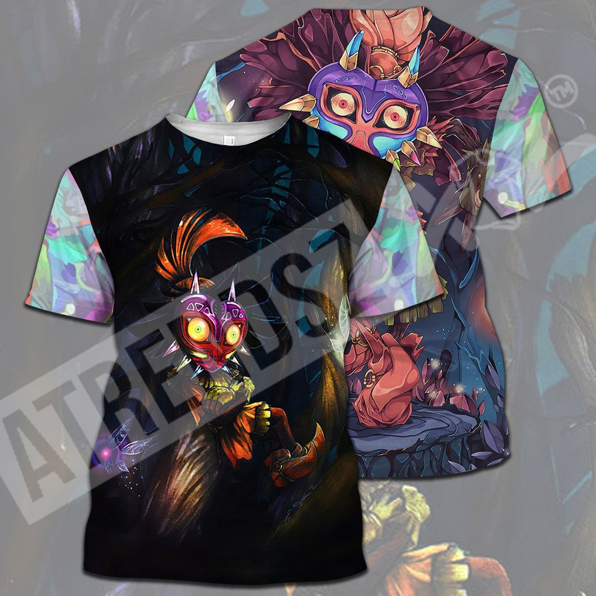  Legend Of Zelda Shirt Skull Kid Majora's Mask 3D Colorful T-shirt Legend Of Zelda Hoodie 