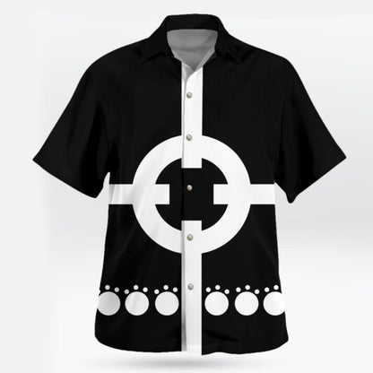 Bartholomew Kuma Inspired Target Pattern Hawaiian Shirt