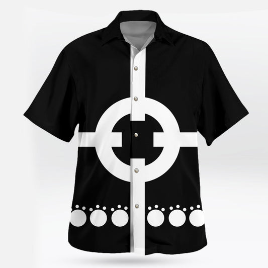 Bartholomew Kuma Inspired Target Pattern Hawaiian Shirt