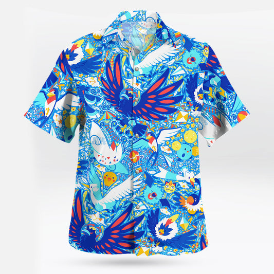 Bird Pokemon Hawaiian Shirt Tropical Breeze Edition
