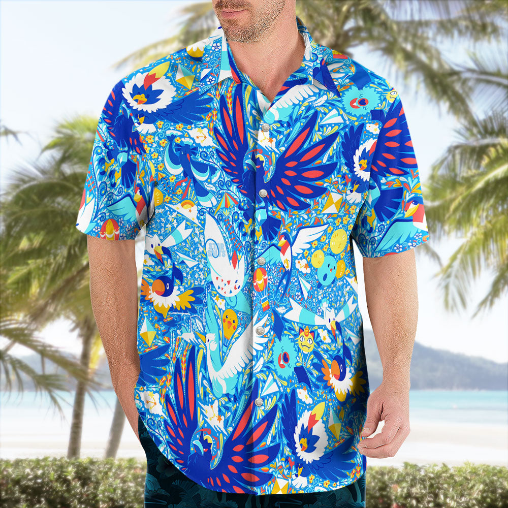 Bird Pokemon Hawaiian Shirt Tropical Breeze Edition