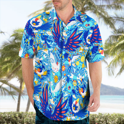 Bird Pokemon Hawaiian Shirt Tropical Breeze Edition