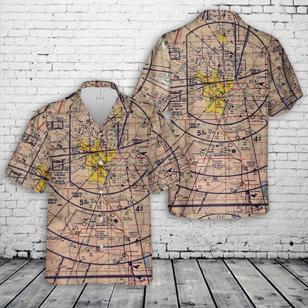 Calgary International Airport Hawaiian Shirt