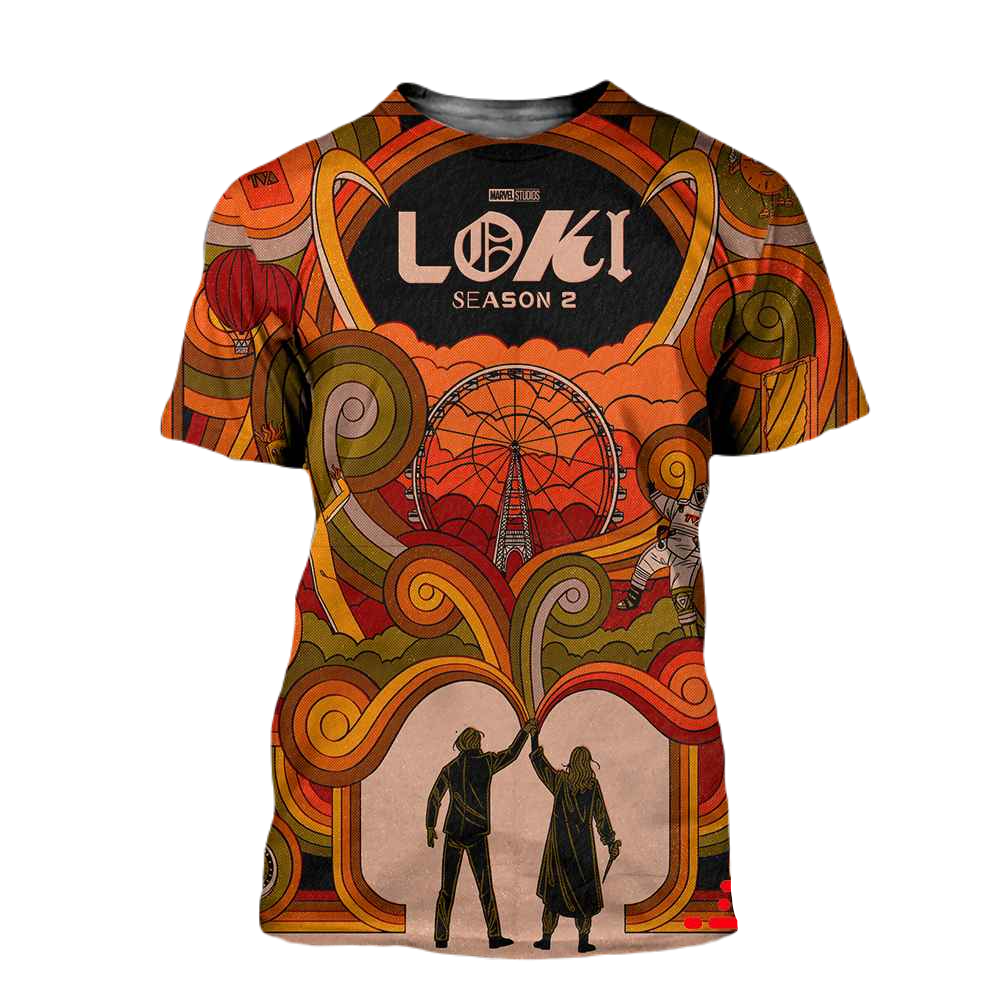 Loki T-Shirt The God Of Mischief’S Loki T-Shirt Orange Unisex - Trendy Gift For Men & Women
